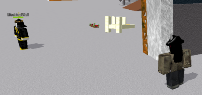 ElectricalWell beside a broken skateboard rack.